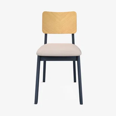 John Lewis ANYDAY John Lewis & Partners Fern Dining Chairs, Set of 2, Ink