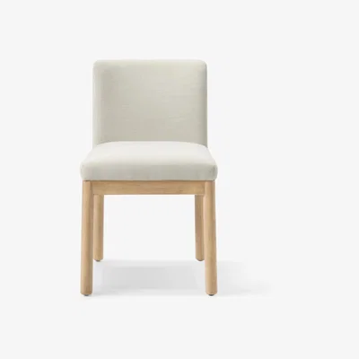 John Lewis west elm Hargrove Linen Dining Chair, Dune