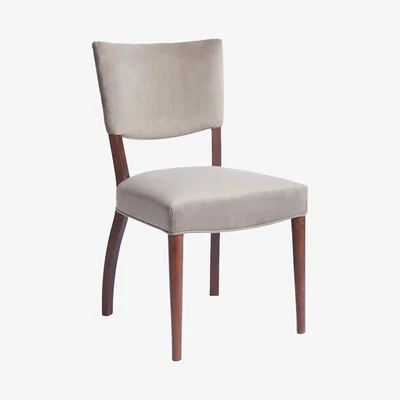John Lewis John Lewis & Partners Parisian Velvet Dining Chair, FSC Certified (Beech)