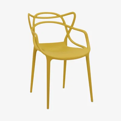 John Lewis Philippe Starck for Kartell Masters Chair, Mustard