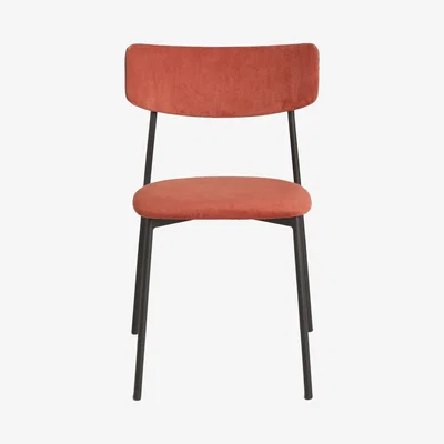 John Lewis ANYDAY John Lewis & Partners Motion Corduroy Upholstered Dining Chairs, Set of 2