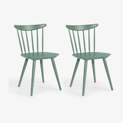 John Lewis John Lewis ANYDAY Spindle Dining Chair, Set of 2, FSC-Certified (Beech Wood)