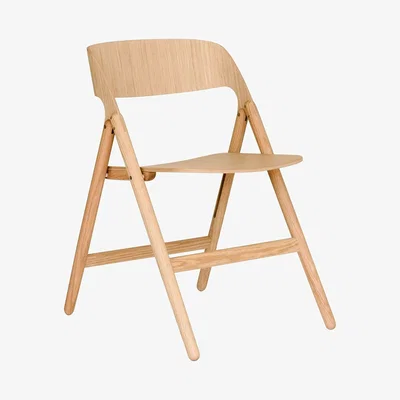 John Lewis David Irwin for Case Narin Folding Chair, Oak