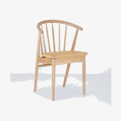 John Lewis John Lewis Kinross II Dining Chair, White Oak/Woven Seat