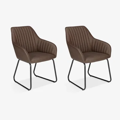 John Lewis John Lewis & Partners Brooks Dining Armchairs, Set of 2