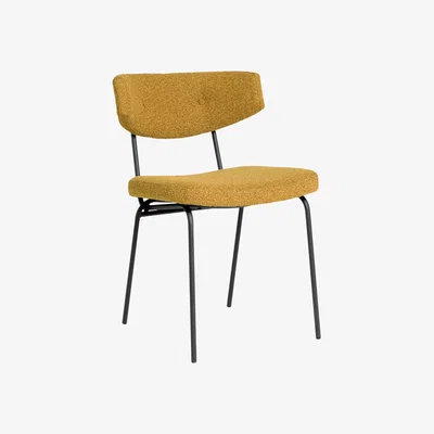 John Lewis MADE Halina Dining Chairs, Set of 2, Ochre