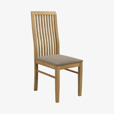 John Lewis John Lewis & Partners Henry Chair Fabric Seat, Smoke