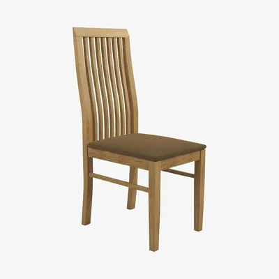 John Lewis John Lewis & Partners Henry Chair Fabric Seat, Coffee