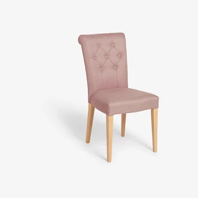 John Lewis John Lewis Evelyn Button Back Dining Chair, FSC-Certified (Beech Wood)