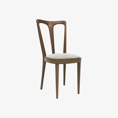 John Lewis John Lewis Iris Dining Chair, Walnut Leg, Ombra Mink