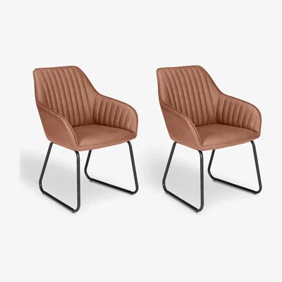 John Lewis John Lewis & Partners Brooks Dining Armchairs, Set of 2