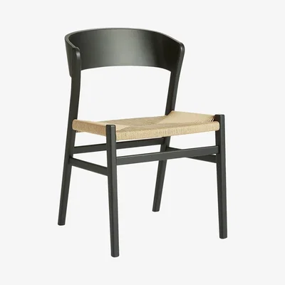 John Lewis John Lewis & Partners Scandi Dining Chair, Black