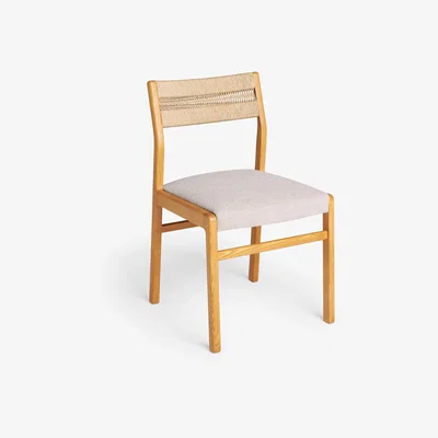John Lewis John Lewis Wycombe Rope Back Dining Chair, Ash