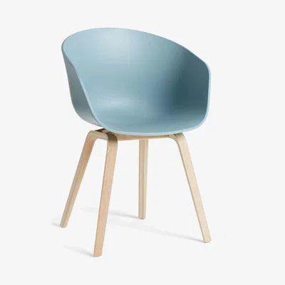 John Lewis HAY About A Chair AAC22 Dining Chair, Dusty Blue