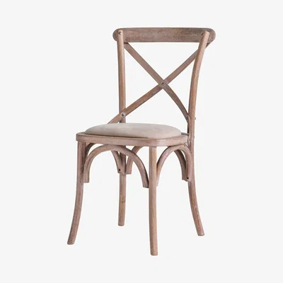 John Lewis Hudson Living Kielder Cafe Chairs, Set of 2, Natural