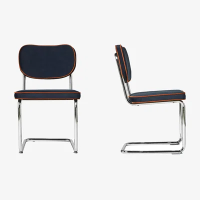 John Lewis MADE Parker Dining Chair, Set of 2, Blue