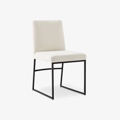 John Lewis west elm Alpine Dining Chair, White