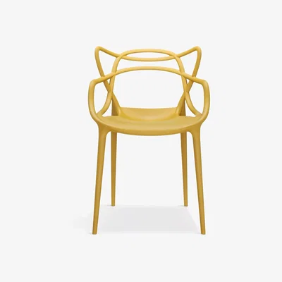 John Lewis Philippe Starck for Kartell Masters Chair, Mustard