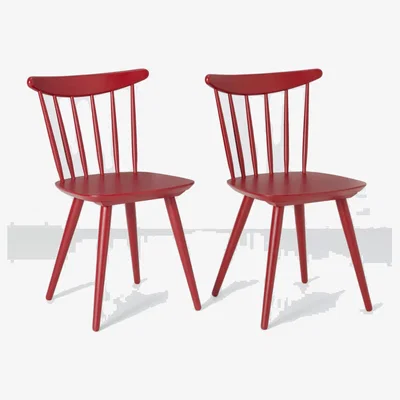 John Lewis John Lewis Spindle Dining Chair, Set of 2, FSC-Certified (Beech Wood)