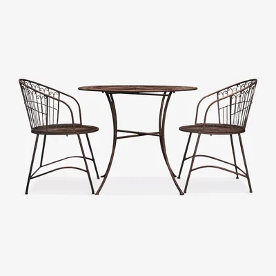 John Lewis Gallery Direct Scada Metal Garden Bistro Table & Chairs Set