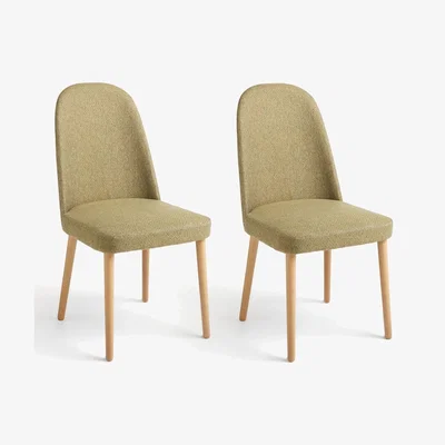 John Lewis John Lewis & Partners Seek Dining Chairs, Set of 2, FSC Certified (Beech)