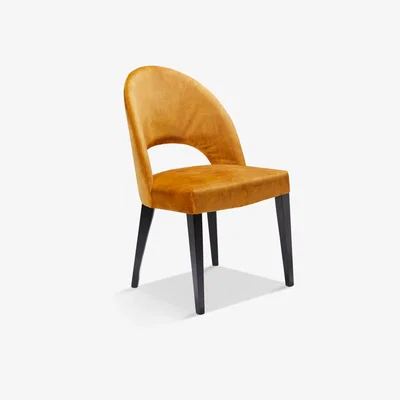 John Lewis John Lewis & Partners Moritz Velvet Dining Chair, FSC-Certified (Beech Wood)