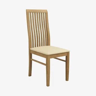 John Lewis John Lewis & Partners Henry Chair, Leather Seat, Off white