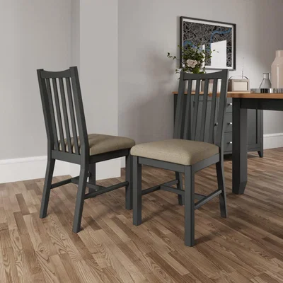 Knees Galileo Dining Chairs - Grey (2 Pack)