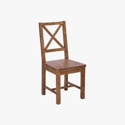 Knees Wyatt Reclaimed Wood Dining Chair (2 Pack)