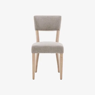 Knees Parker Upholstered Dining Chair - Grey (2 Pack)