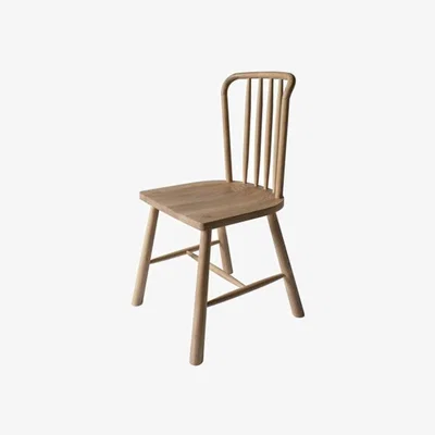 Knees Brisbane Dining Chair - Light Wood (2 Pack)