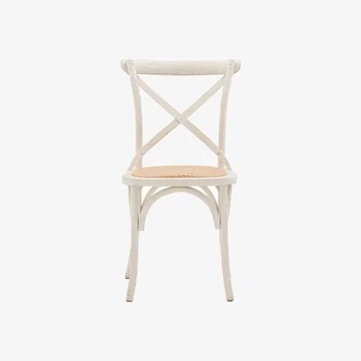 Knees Moxley Dining Chair - White (2 Pack)
