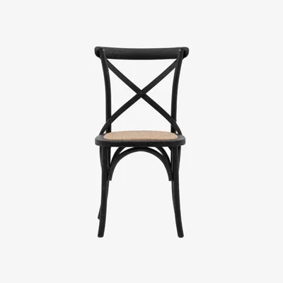 Knees Cafe Dining Chair - Black (2 Pack)