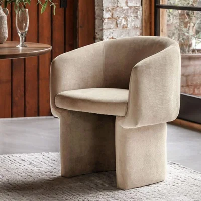 Knees Canton Pine Dining Chair - Cream