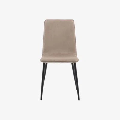 Knees Ophelia Dining Chair - Taupe (2 Pack)