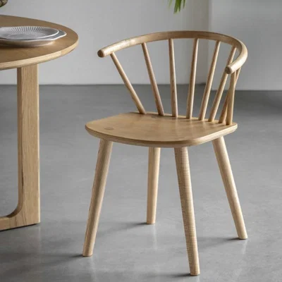 Knees Craft Ash Dining Chair (Set of 2) - Natural