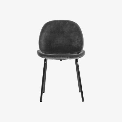 Knees Mickey Velvet Dining Chair - Grey (Set of 2)