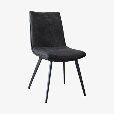 Knees Spinks Faux Leather Dining Chair - Grey (Set out 2)