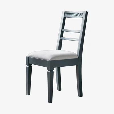 Knees Hellas Mahogany Dining Chair - Blue (Set of 2)