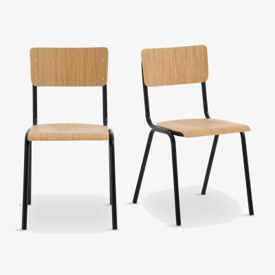 La Redoute Set of 2 Hiba Stackable School Chairs