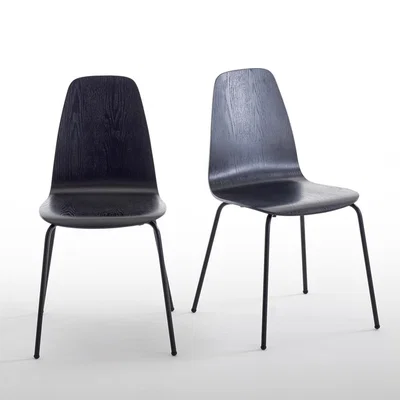 La Redoute Biface Retro Wooden Chairs (Set of 2)
