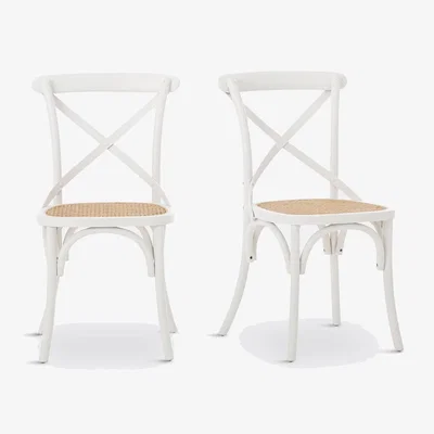 La Redoute Set of 2 Cedak Wood Chairs
