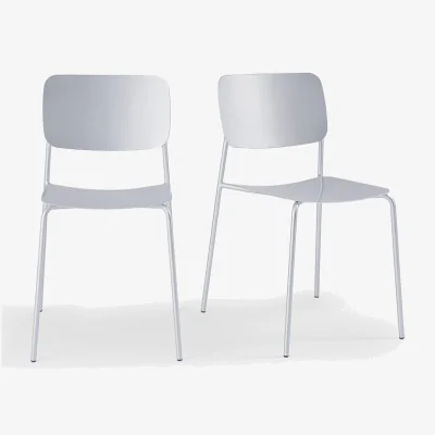 La Redoute Set of 2 Urbani Metal Chairs