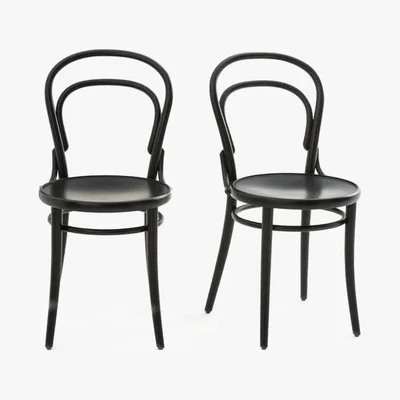 La Redoute Neda Beech Chairs, Set of 2