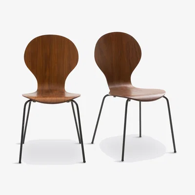 La Redoute Set of 2 Lenon Stacking Chairs