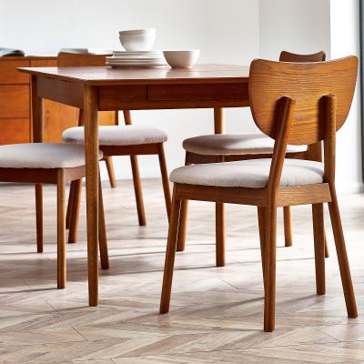 La Redoute Elijah Retro Ash Wood Dining Chairs (Set of 2)