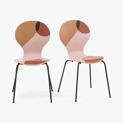 La Redoute BONNA Patterned Chairs (Set of 2)