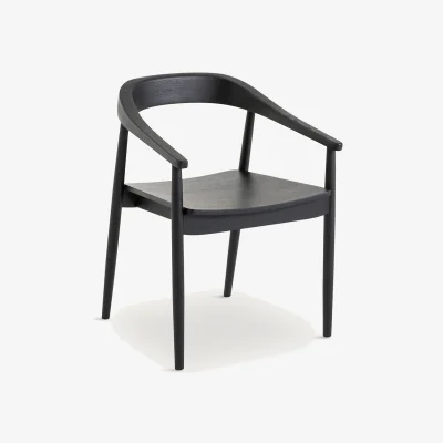 La Redoute Galb Dining Chair in Oak and Oak Veneer