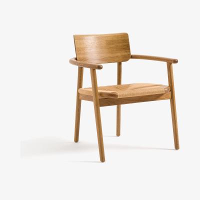 La Redoute Pipo Solid Oak and Woven Rope Armchair