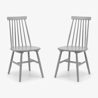 La Redoute Mondrich Spindle Back Solid Wood Dining Chairs (Set of 2)
